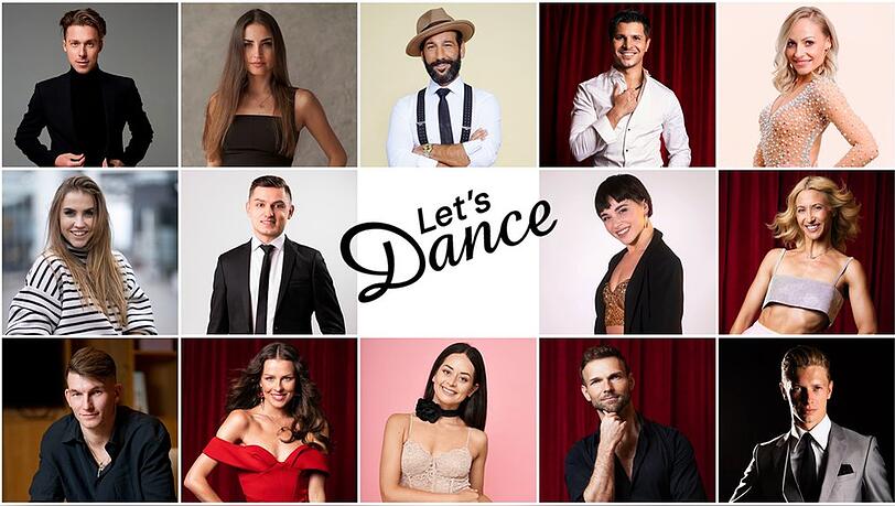 "Let's Dance 2024" mit den Tanzprofis (v.o.l.n.u.r.): Valentin Lusin, Ekaterina Leonova, Massimo Sinató, Alexandru Ionel, Marta Arndt, Mariia Maksina, Zslot Sandor Cseke, Anastasia Stan, Kathrin Menzinger, Mikael Tatarkin, Patricija Ionel, Malika Dzumaev, Vadim Garbuzov und Paul Lorenz.