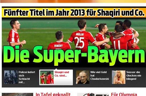 In der Schweiz freut sich blick.ch für den Eidgenossen Xherdan Shaqiri.