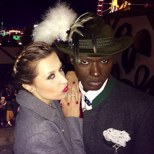 Verena Kerth und das Model Papis Loveday.