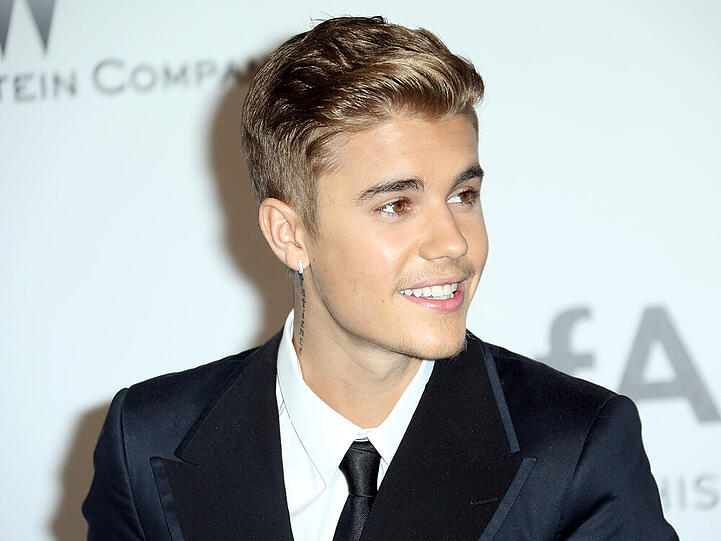 Justin Bieber auf der amfAR-Gala in Cannes