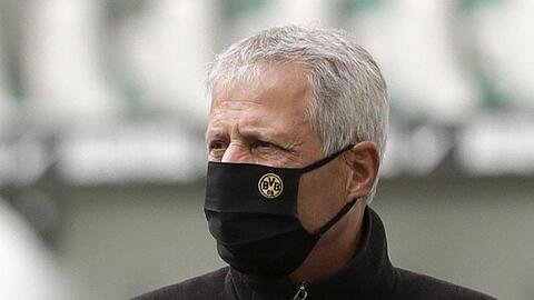 Dortmunds Trainer Lucien Favre. Foto: Michael Sohn/AP-Pool/dpa/Archivbild