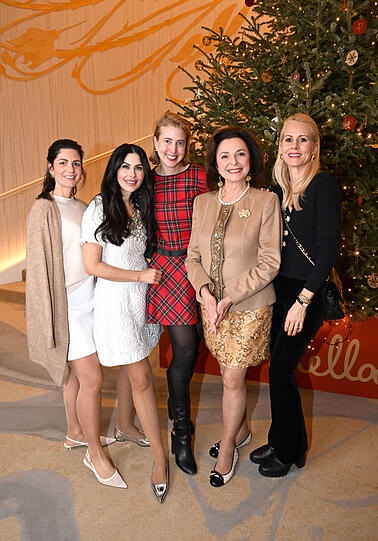 Julia Heinz, Jeanette Graf, Nathalie Ziegler, Uschi Dämmrich von Luttitz und Prinzessin Nadja Anna zu Schaumburg-Lippe