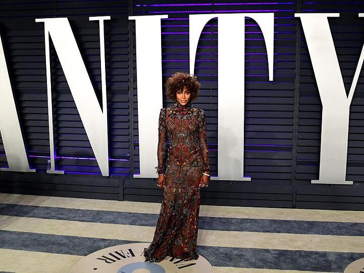 Naomi Campbell war in diesem Jahr bei der "Vanity Fair"-Party dabei.
