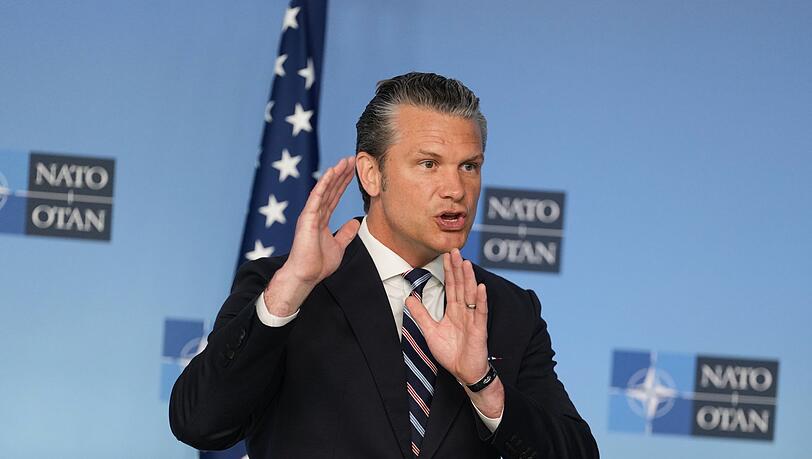 US-Verteidigungsminister Pete Hegseth findet klare Worte. US-Verteidigungsminister Pete Hegseth findet klare Worte.