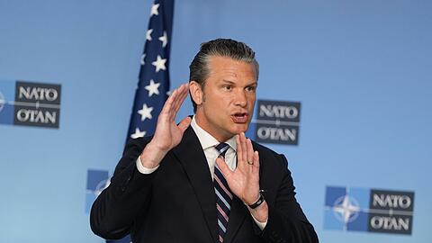 US-Verteidigungsminister Pete Hegseth findet klare Worte.