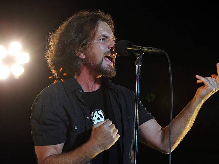 Rockte 2014 das "Big Day Out": Eddie Vedder mit seiner Band Pearl Jam