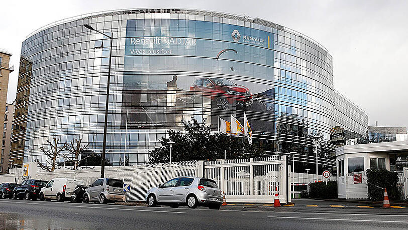 Die Renault-Headquarters in Paris... Die Renault-Headquarters in Paris...