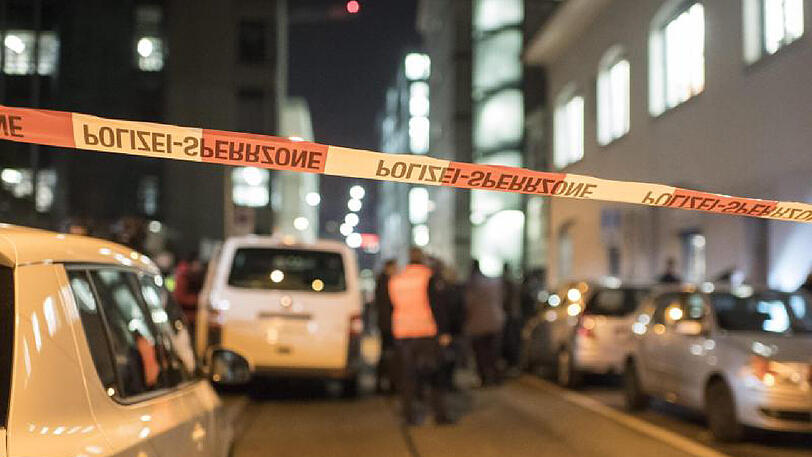 Das Gebiet wurde weiträumig abgesperrt. Foto: Ennio Leanza