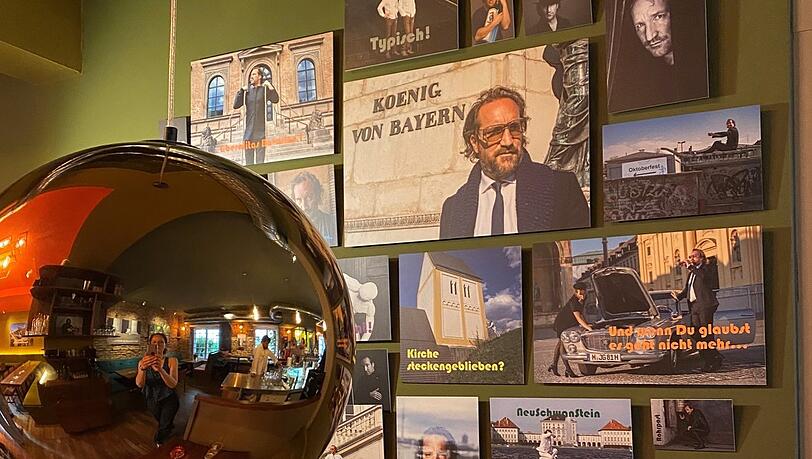Eine ganze Collage im Restaurant. Eine ganze Collage im Restaurant.