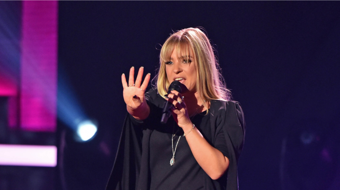 Marina Marx bei der Aufzeichnung der Beatrice Egli-Show.