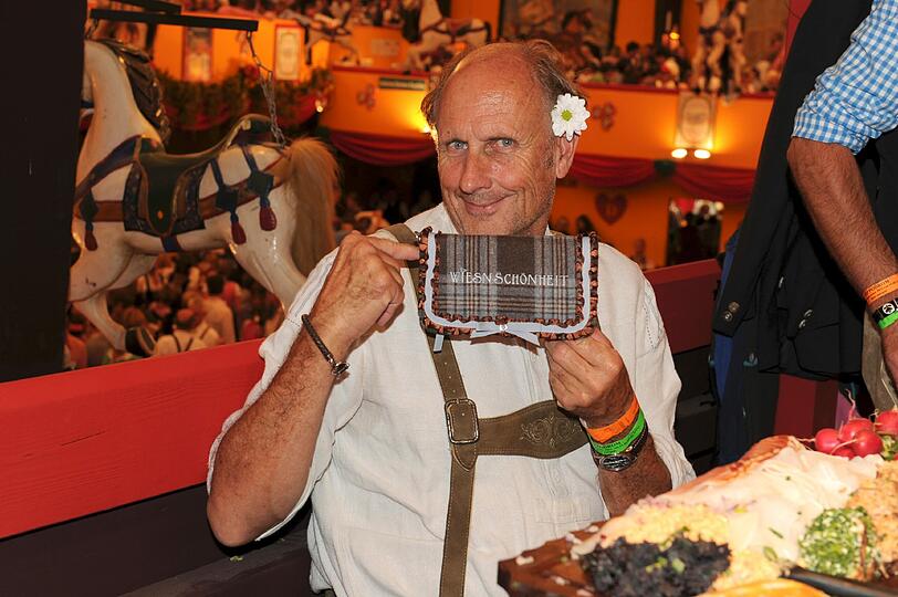 Eine "Wiesnschönheit": Hans-Joachim Stuck