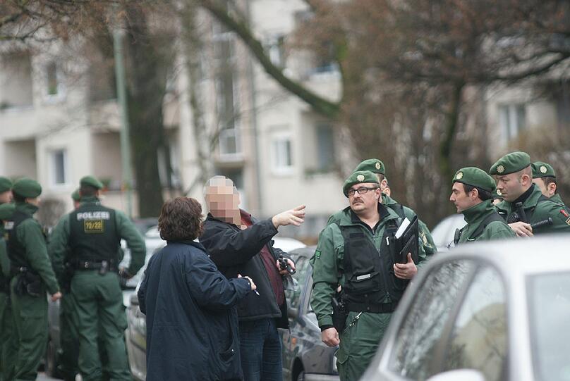Bluttat in Sendling - die Bilder der Spurensuche am Montag