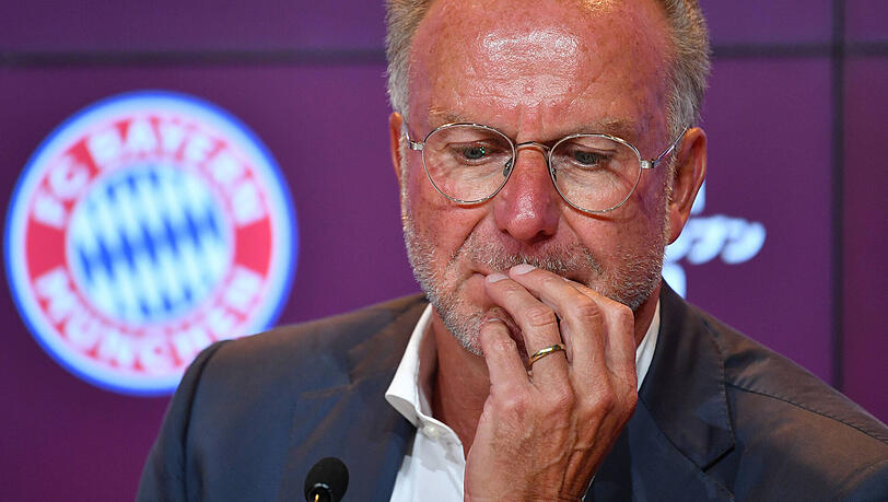 Nachdenklich: Bayern-Boss Karl-Heinz Rummenigge. Nachdenklich: Bayern-Boss Karl-Heinz Rummenigge.