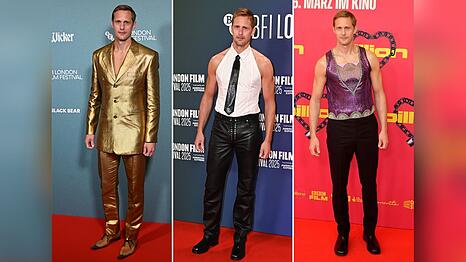 Alexander Skarsg&aring;rd ist stets f&uuml;r eine modische &Uuml;berraschung gut.