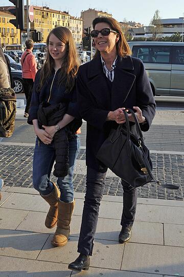 Caroline von Hannover mit ihrer Tochter Alexandra in Nizza