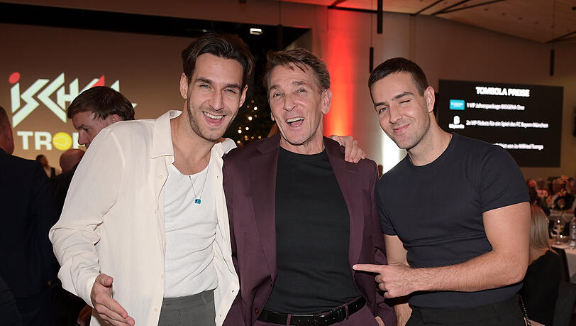 Mark Keller mit seinen S&ouml;hnen Joshua und Aaron