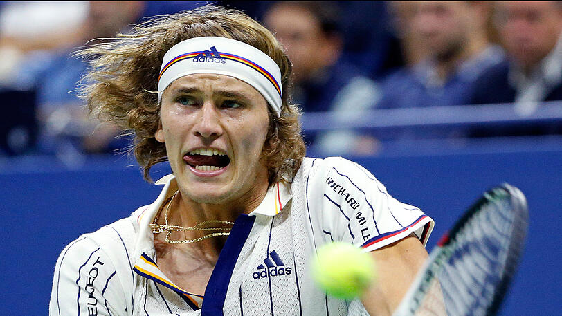 Bei den US Open in der nächsten Runde: Mitfavorit Alexander Zverev.