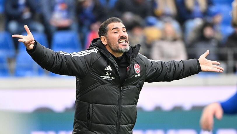 Der Nürnberger Trainer Cristian Fiel.