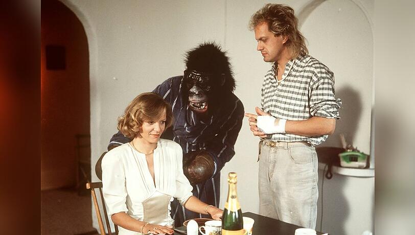 Die erfolgreiche Kinokomödie "Männer" mit Ulrike Kriener, Heiner Lauterbach und Uwe Ochsenknecht (r.)