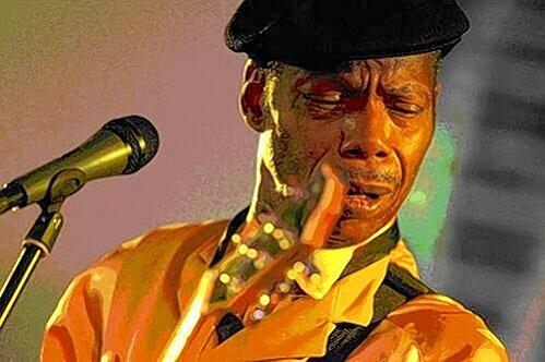 Sanfte Stimme, aggressiver Name: Walter &bdquo;Wolfman&ldquo; Washington.