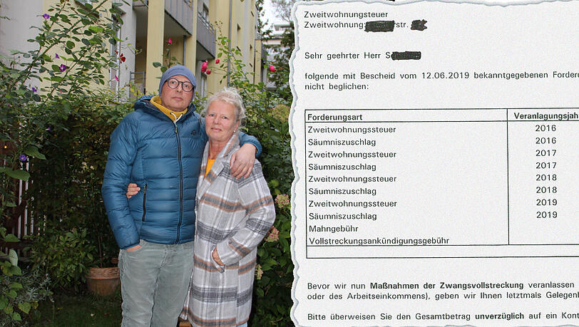 Die Schwabinger Frank und Claudia S. fühlen sich von der Stadt abgezockt. Die Schwabinger Frank und Claudia S. fühlen sich von der Stadt abgezockt.