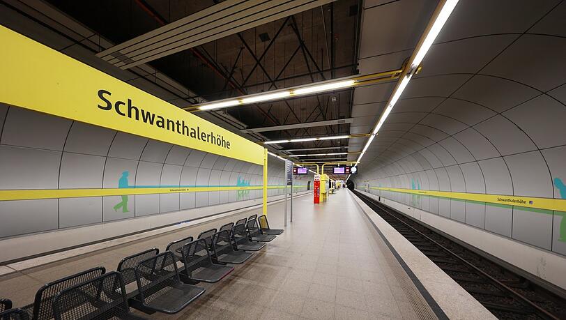 Der U-Bahnhof Schwanthalerhöhe.