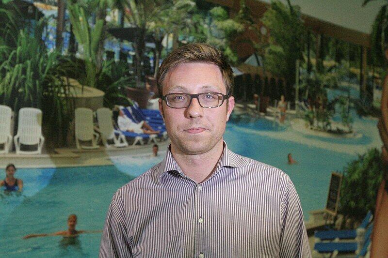 Florian Dalmer, der Geschäftsführer des Thermenparadies und der Vitaloase.
