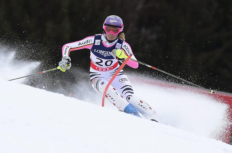 Doppel-Olympiasiegerin Maria Höfl-Riesch hat
bei der alpinen Ski-WM in Schladming Gold in der Super-Kombination
gewonnen