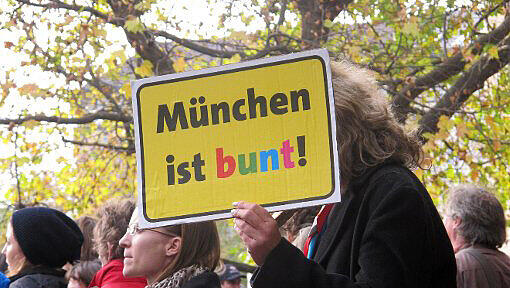 Die Stadt ist bunt, zeigen heute Münchner Schulen. Die Stadt ist bunt, zeigen heute Münchner Schulen.