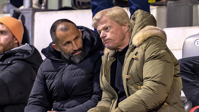 Zwei aus Vier? Hasan Salihimdzic (l.) und Oliver Kahn müssen eine Lösung für das Überangebot auf der Torhüter-Position finden.