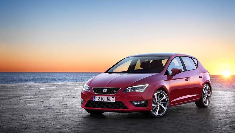 Schuicker und dynamischer Vertreter der Kompakt- oder Golfklasse: Der neu Seat Leon. Schuicker und dynamischer Vertreter der Kompakt- oder Golfklasse: Der neu Seat Leon.