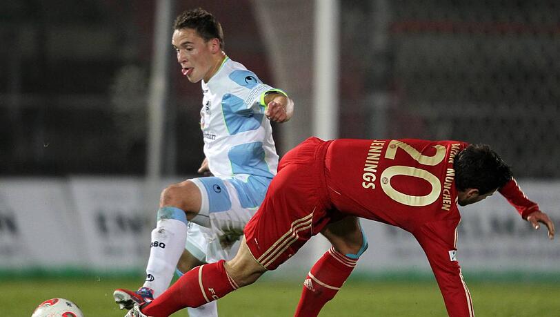 Im Mittelfeld der U 23 eine Bank: Andreas Greipl vom TSV 1860. Im Mittelfeld der U 23 eine Bank: Andreas Greipl vom TSV 1860.