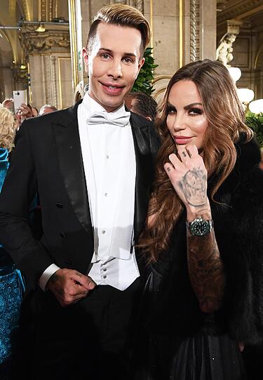 Florian Wess (l) und Gina-Lisa Lohfink.