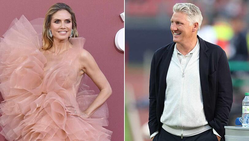 Heidi Klum begrüßt Bastian Schweinsteiger am 13. Juni als Gast beim "Germany's Next Topmodel"-Finale.