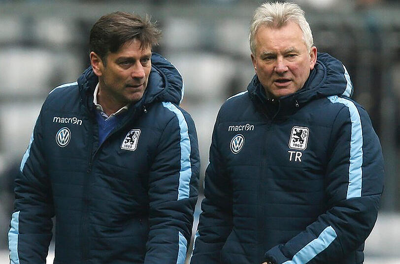 Müssen im Saisonendspurt auch in die Dritte Liga blicken: 1860-Sportchef Oliver Kreuzer und Trainer Benno Möhlmann.