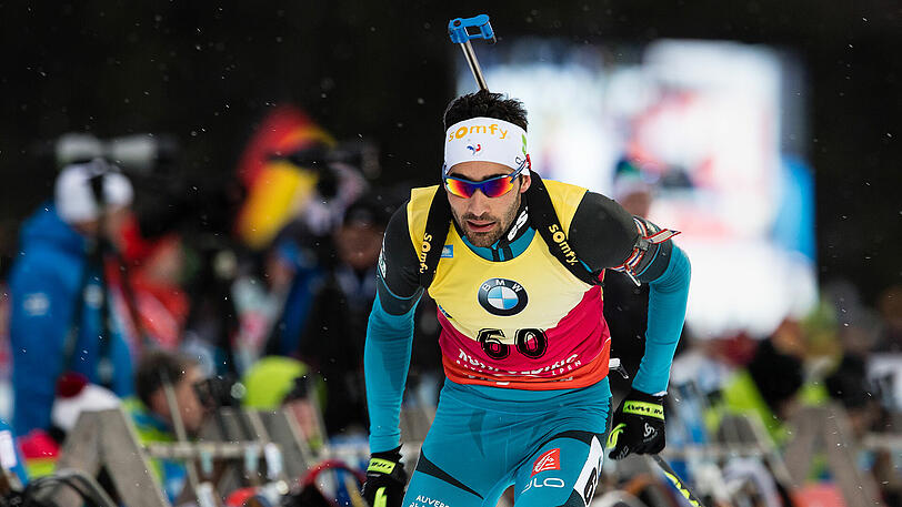 Martin Fourcade gewinnt auch die Verfolgung