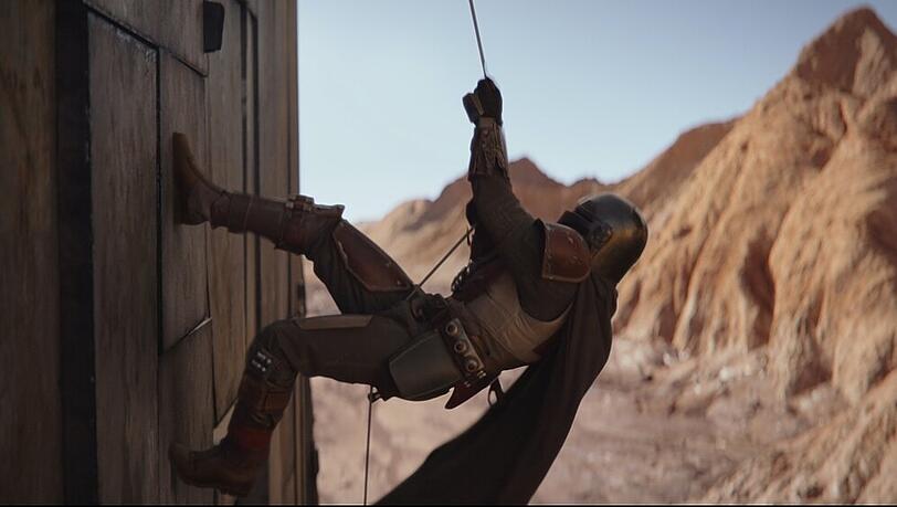 Von "Star Wars"-Fans mit Spannung erwartet: das Spin-off "The Mandalorian". Von "Star Wars"-Fans mit Spannung erwartet: das Spin-off "The Mandalorian".