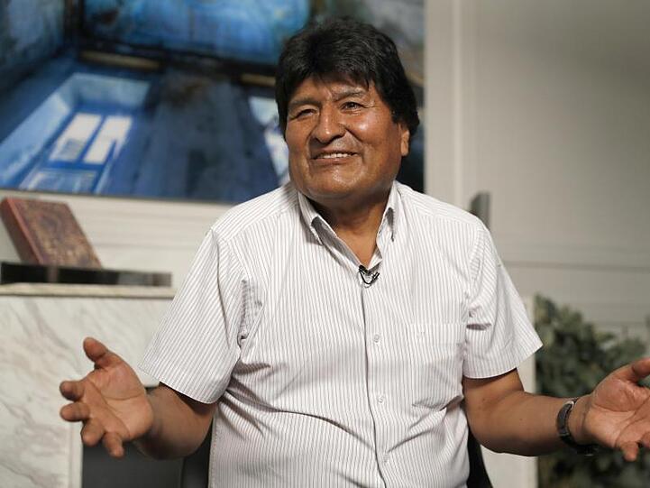 Evo Morales, Ex-Präsident von Bolivien, im Exil in Mexiko.