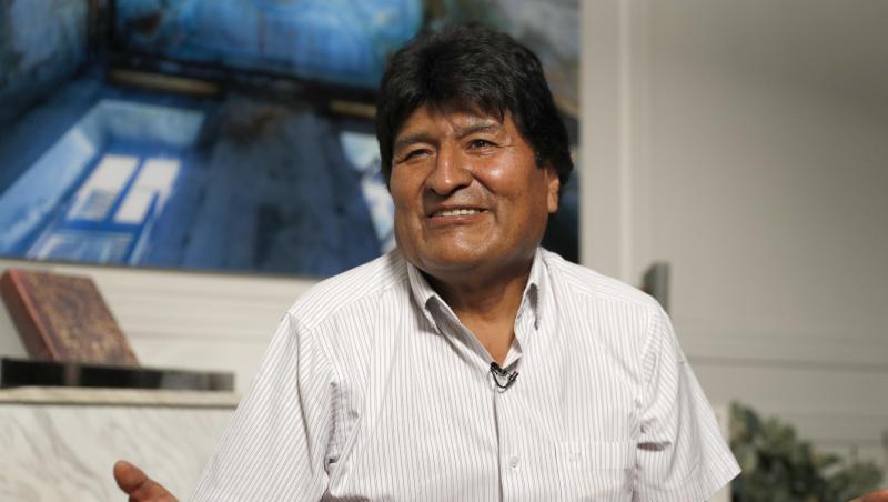 Evo Morales, Ex-Präsident von Bolivien, im Exil in Mexiko. Evo Morales, Ex-Präsident von Bolivien, im Exil in Mexiko.