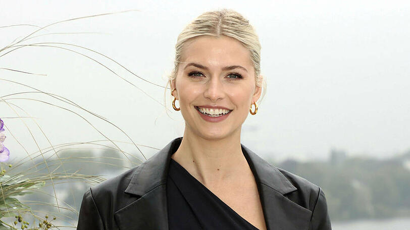 Lena Gercke vor wenigen Tagen bei ihrem ersten offiziellen Termin nach der Geburt.