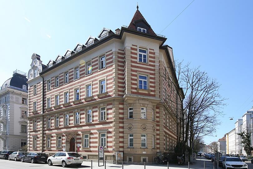 Mondän, mondän: die Ecke an der Türkenstraße.