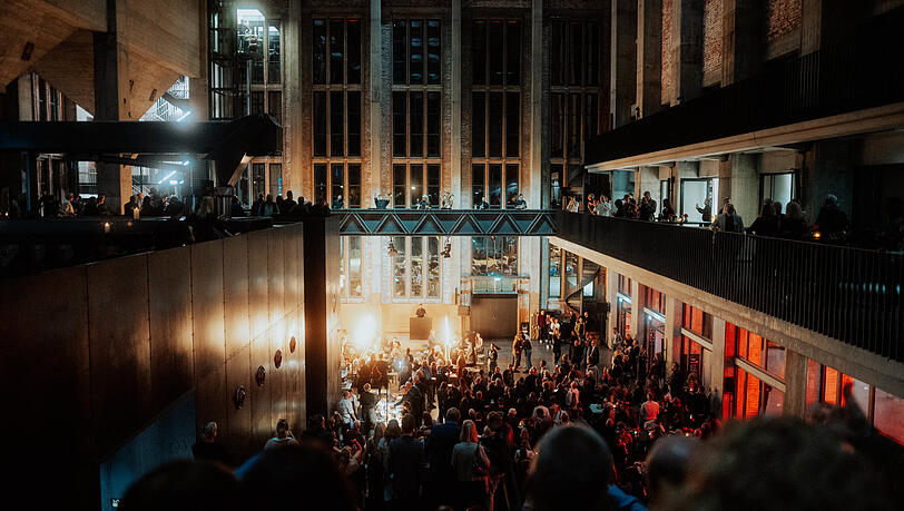 Die Halle im Bergson Kulturkraftwerk.