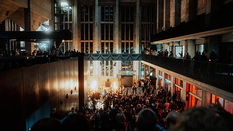 Die Halle im Bergson Kulturkraftwerk.