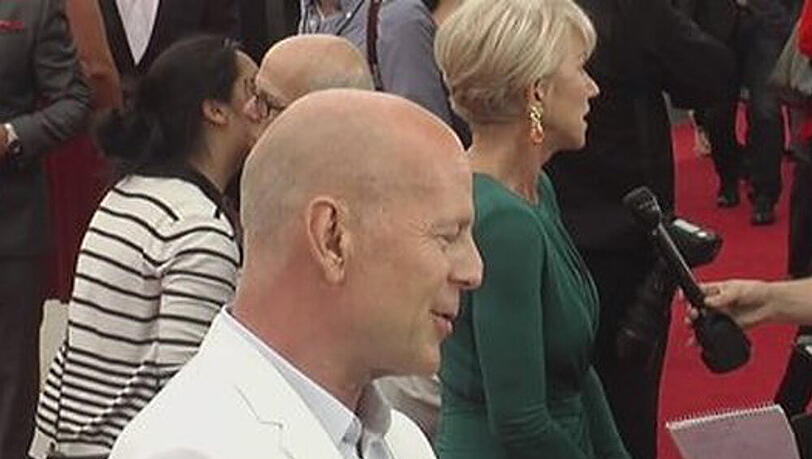 Bruce Willis auf dem Roten Teppich Bruce Willis auf dem Roten Teppich