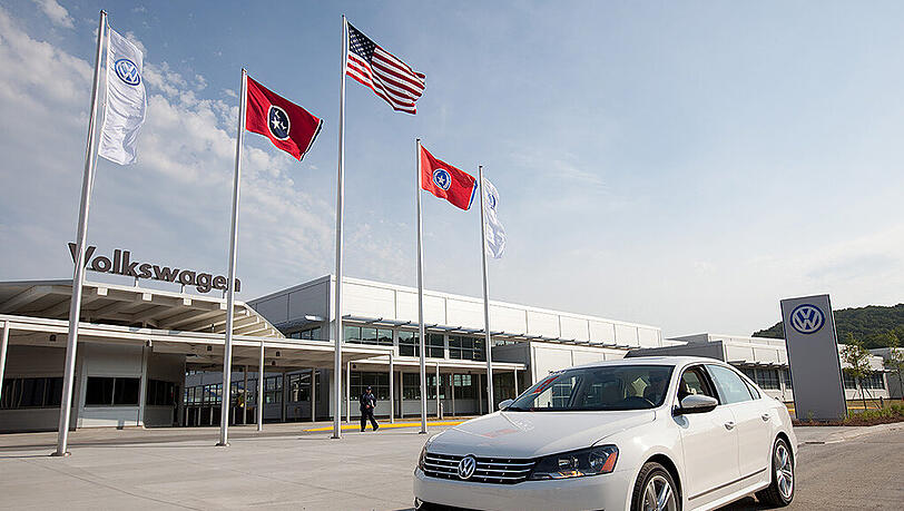 Volkswagen-Werk in Chattanooga, Tennessee. Volkswagen-Werk in Chattanooga, Tennessee.