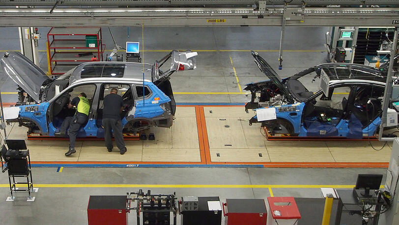 Produktion im BMW-Werk in Spartanburg. Dem bayerischen Konzern zufolge ist das Werk in South Carolina gemessen am Warenwert der größte Autoexporteur in den USA. Produktion im BMW-Werk in Spartanburg. Dem bayerischen Konzern zufolge ist das Werk in South Carolina gemessen am Warenwert der größte Autoexporteur in den USA.