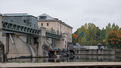 Die Mainschleuse in Viereth.