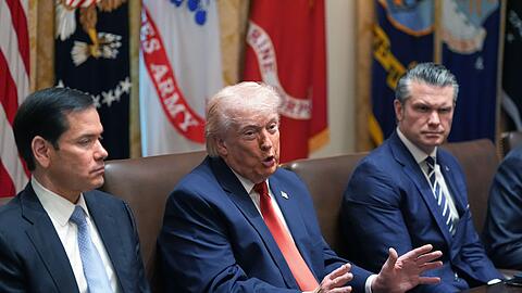 US-Pr&auml;sident Trump droht dem Iran.