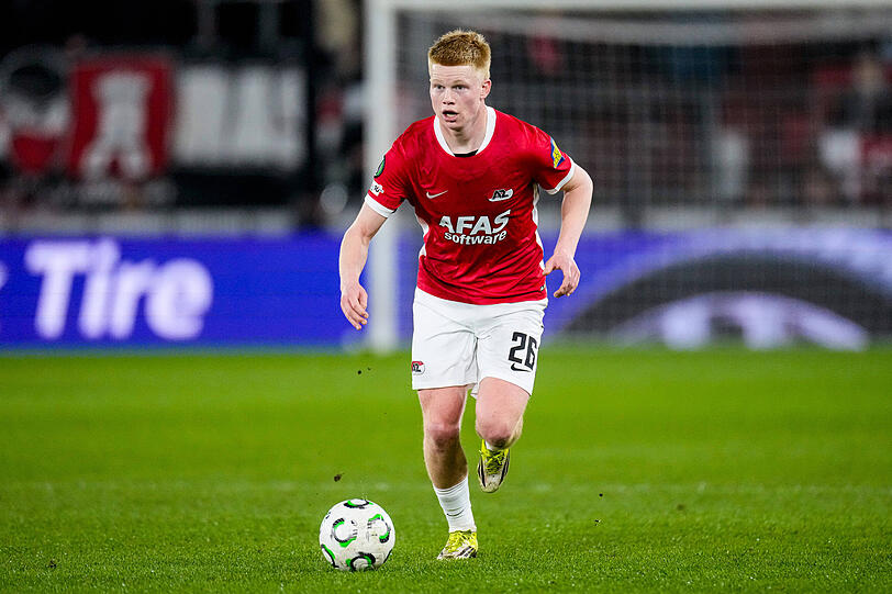 Heißbegehrter Holläner: Kees Smit von AZ Alkmaar wurde zuletzt von Scouts von Juventus Turin und Paris Saint-Germain live beobachtet. Heißbegehrter Holläner: Kees Smit von AZ Alkmaar wurde zuletzt von Scouts von Juventus Turin und Paris Saint-Germain live beobachtet.