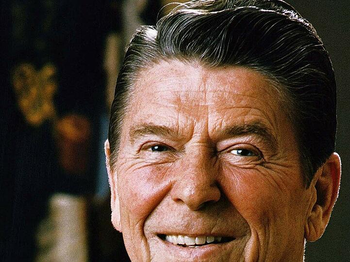 Ronald Reagan war von 1981 bis 1989 der 40. Präsident der Vereinigten Staaten